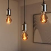 OSRAM hengelampe VINTAGE 1906 BOBBIN, grå, metall, Ø 10 cm