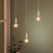 OSRAM hengelampe VINTAGE 1906 BELL, hvit, plast, Ø 9 cm