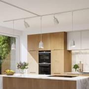 Paulmann lampeskjerm U-Rail Alvaro hvit/krom DecoSystems