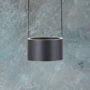 PURE LED-pendellampe Clipse, grå, Ø 20 cm CCT dimbar 2 lyskilder