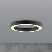 PURE LED-taklampe Lines, Ø 35 cm, grafitt, CCT, fjernkontroll