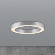 PURE LED-taklampe Lines, Ø 35 cm, sølvfarget, CCT