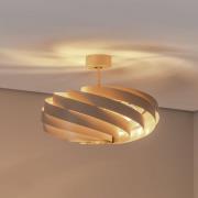 Euluna taklampe Vento, beige, Ø 60 cm