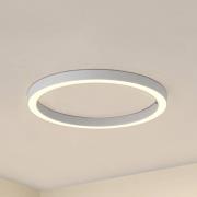 Lucande LED-taklampe Neor, hvit, Ø 60 cm, CCT, dimbar