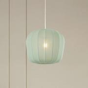 Lindby hengelampe Helin, blå, Ø 35 cm, stoff