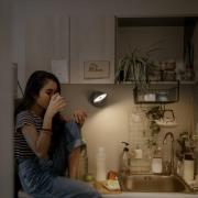 OSRAM LED-batteridrevet vegglampe NIGHTLUX CONE, svart, touchdim