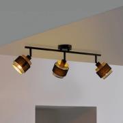 OSRAM taklampe Decor Spot Hornet, 3 lyskilder, svart/gull