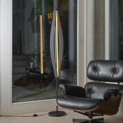 OSRAM LED-gulvlampe Decor Flat Felt, grå, filt, 3000 K