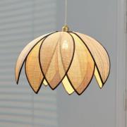 OSRAM hengelampe Decor Rattan Lotus, Ø 67 cm, beige, E27