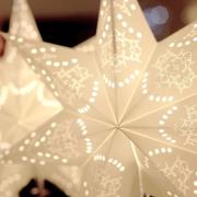 Med fot - papirstjerne Sensy