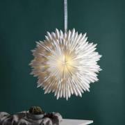 Stern Ice, hvit, papir, Ø 70 cm, uten fatning