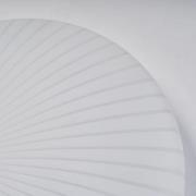 LED-taklampe Malta, Ø 39 cm, hvit, akryl, CCT