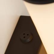 LED-vegglampe til bad Wales svart/marmorert 35 cm stål/harpiks