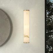 LED-vegglampe til bad Wales, gull/marmorert, 35 cm stål/harpiks