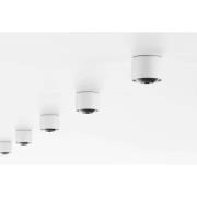 LOOM DESIGN LED-taklampe Air, hvit, aluminium, Ø 10 cm