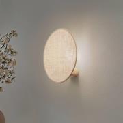 Pulse vegglampe, skjerm i jute, naturbrun, Ø 30 cm