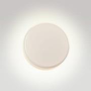 MARSET LED-vegglampe Caramel, opal, Ø 38 cm, TRIAC, glass