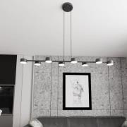 Downlight Megara, lengde 100 cm, metall, 8 lyskilder, 100 W, 1200 lm, ...