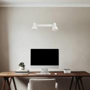 Taklampe Trogir, beige, 2 lyskilder, lengde 27 cm