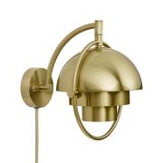 Gubi vegglampe Multi-Lite, messingfarget, metall, G9
