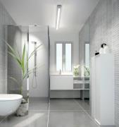 Helestra LED-speillampe LOOM 2, lengde 120 cm, IP44, CCT