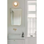 Nuura Liila 1 vegg-/taklampe, Ø 14 cm IP44, bronse/opal