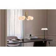 Nuura pendellampe Apiales 6, Ø 50 cm, messingfarget/opal