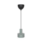 Pendellampe Matis, støvgrønn, Ø 13 cm, metall
