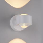 Schöner Wohnen LED-vegglampe Chia, hvit, 3000 K, opp/ned