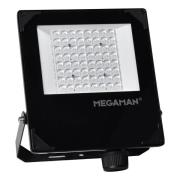 MEGAMAN utendørs LED-spot Hugo, 50 W, 3000 K, IP66