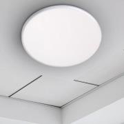 LED-innbyggingslampe Suma, Ø 21,5 cm, hvit, dimbar, IP44