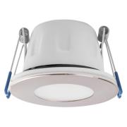 MEGAMAN LED innfelt spot Tego Slim, 4000 K, nikkel, IP65