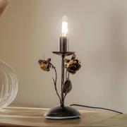 Carolina bordlampe, bronsefarget, 1 lyskilde, jern