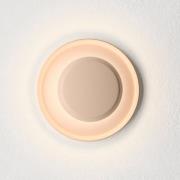 Vibia Top LED-vegglampe Ø 17 cm lyserosa