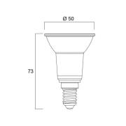 Sylvania LED-reflektorpære E14 4,5W PAR16 3000K 36° 345lm