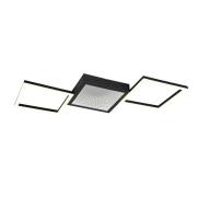 LED-taklampe Gelo, svart, dimbar, 3000 K, metall