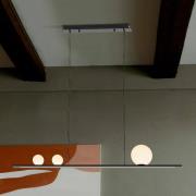 LED-pendellampe Mila, svart, lengde 120 cm, metall