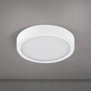LED-taklampe Disc, hvit Ø 14 cm, CCT, metall/plast