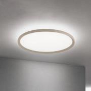 LED-taklampe Kant, Ø 60 cm khaki, CCT metall/plast