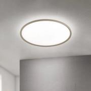 LED-taklampe Kant, Ø 80 cm, khaki, CCT, metall/plast
