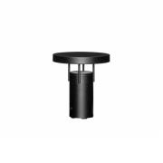 HÜBSCH LED-batteridrevet bordlampe BringMe Mini, matt svart, 20 cm