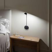 Vibia Pin 1680 LED-vegglampe, 39 cm, svart