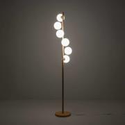 KARE gulvlampe Scala Balls, greige, glass, 160 cm, G9