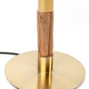 KARE bordlampe Twig, grønn/gull, 74 cm høy, E27