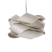 LZF hengelampe Link, grå/nikkel, Ø 69 cm, tre