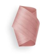 LZF vegglampe Orbit, lys rosa, bredde 19 cm, tre