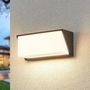 Lindby utendørs LED-vegglampe Malim, 25 cm, antrasitt, IP65