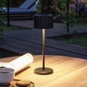 Paulmann LED-solcellelampe Else, svart, IP44 dimbar