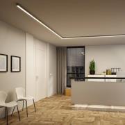 Paulmann LED-lyslist Linion, krom, 50 cm, 3000 K