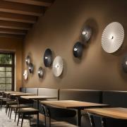 Taklampe Doge_S, hvit, metall, Ø 39 cm, E27